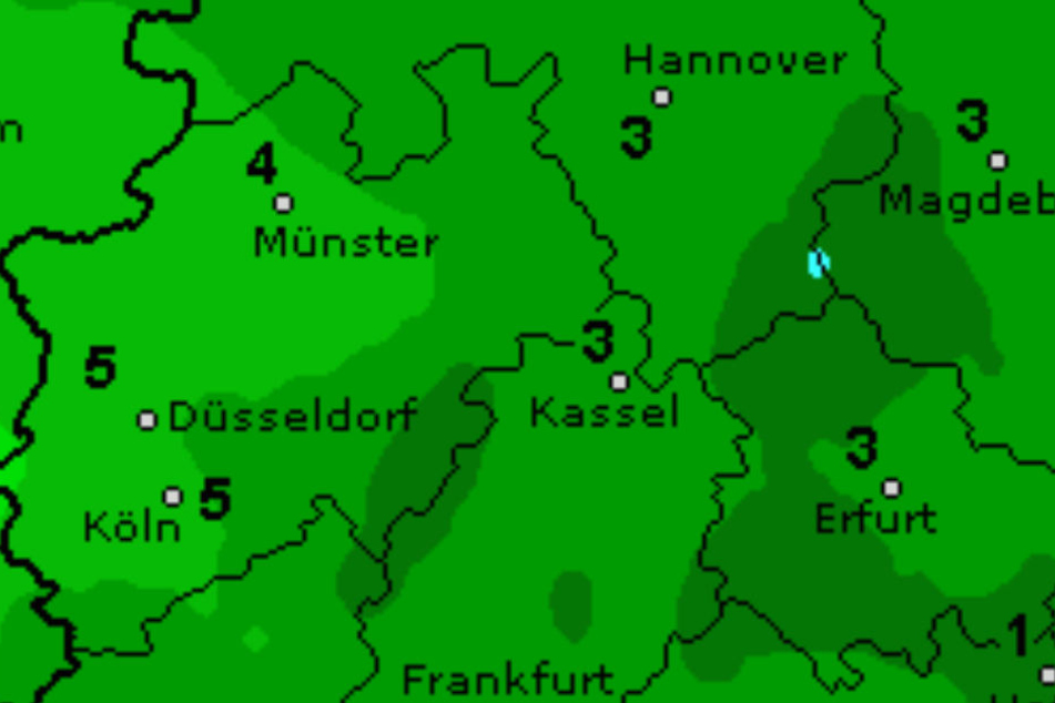 Die Temperaturen schwanken um die 4 Grad.