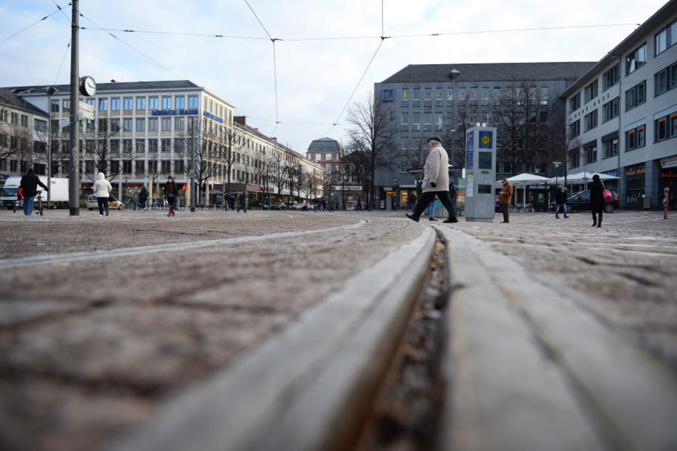 Der Luisenplatz ist das Herz von Darmstadt.