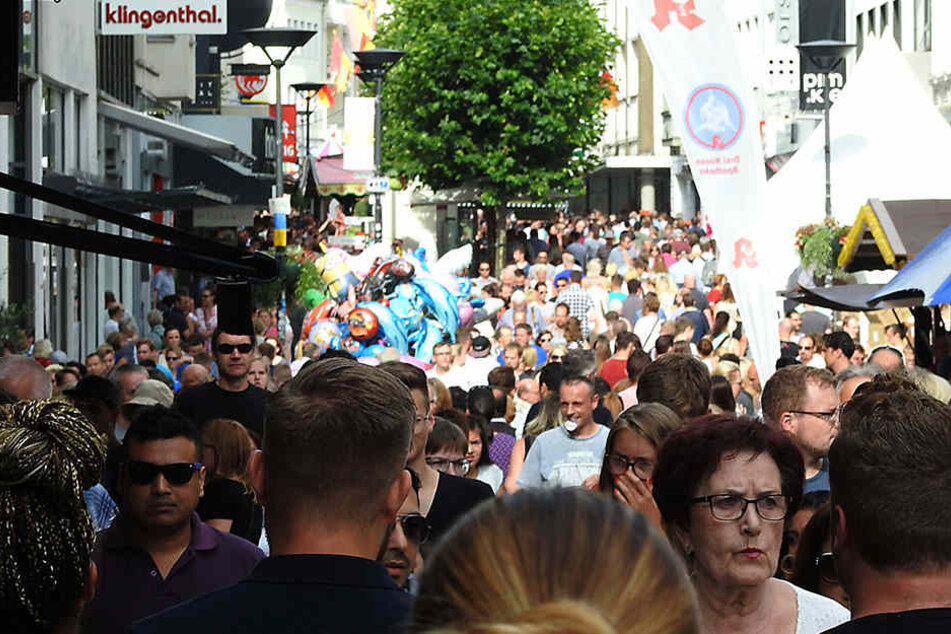Am Libori-Wochenende war in der Paderborner Innenstadt viel los.