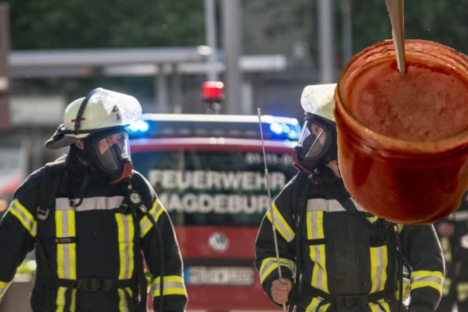 Der verdächtige Inhalt stellte sich als zuckersüße Erdbeermarmelade heraus. (Symbolbild).