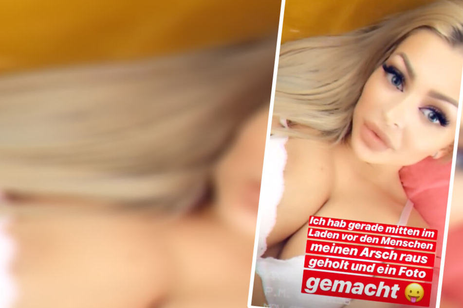 Katja Krasavice hat mal wieder blank gezogen.