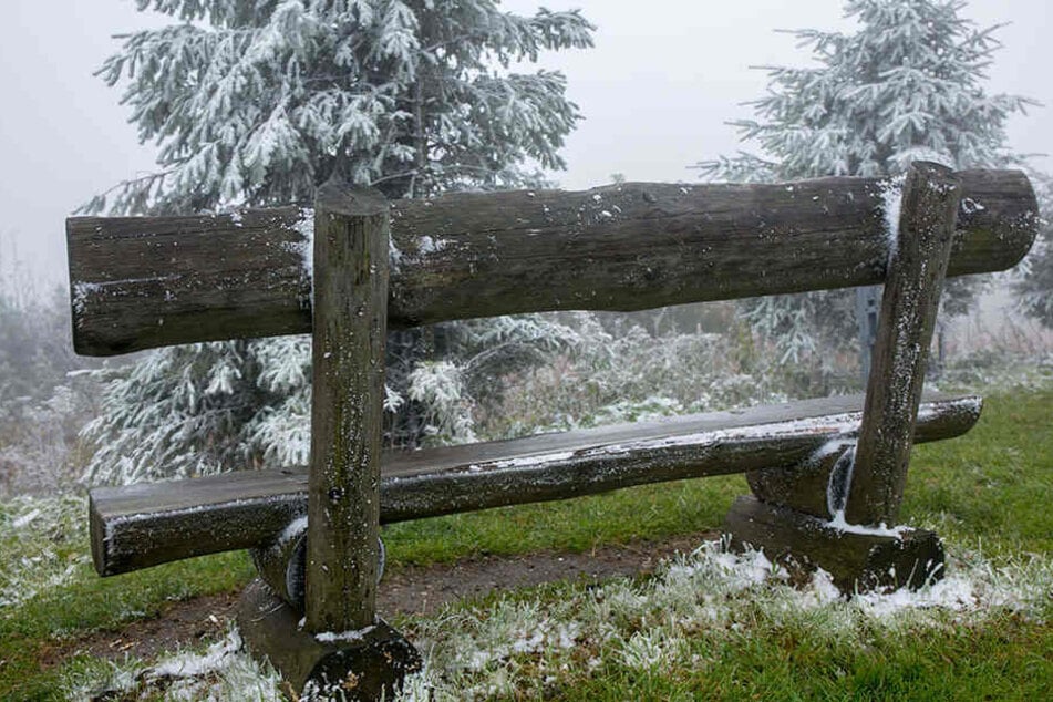 Frostig war es am Mittwoch auf dem Fichtelberg.