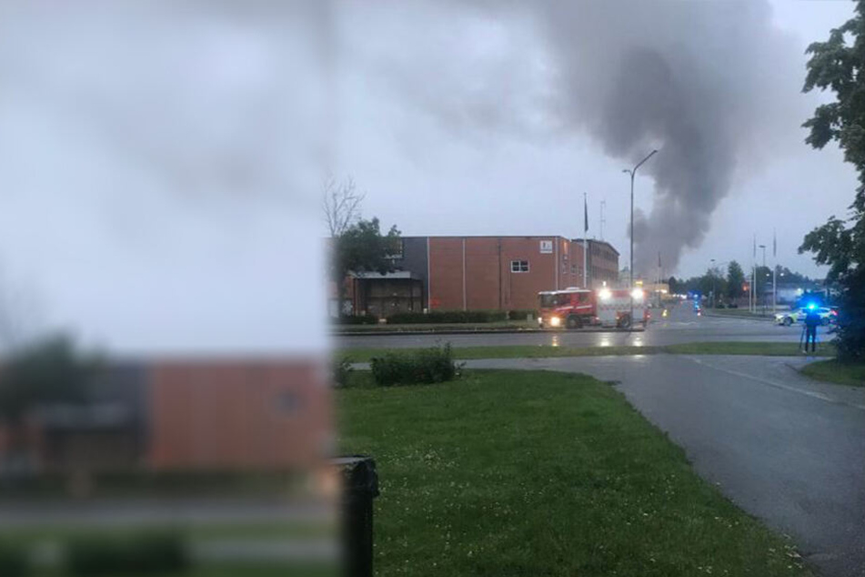 Der Nachtclub in Örebro brannte lichterloh und wurde komplett zerstört.
