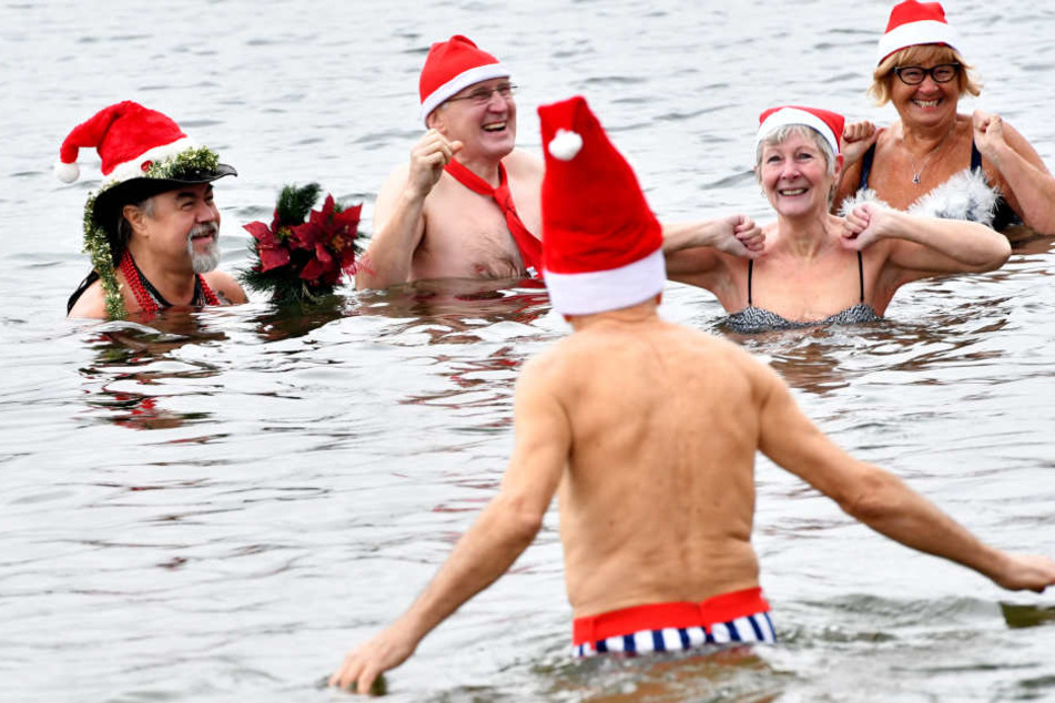 Trotz kalter Temperaturen haben die Teilnehmer jede Menge Spaß.