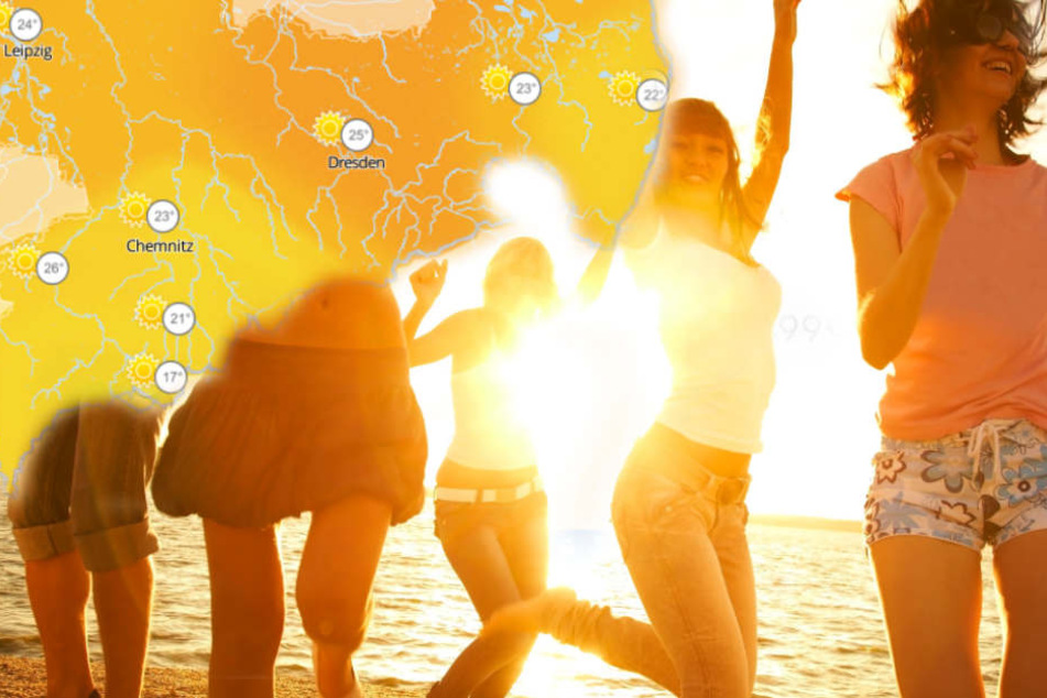 Das Wochenende holt nochmal alles raus: In Sachsen, Sachsen-Anhalt und Thüringen werden bis zu 28 Grad erwartet! (Symbolbild)