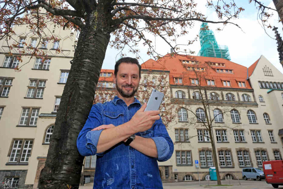 André Donath (52) will mit der Foto-Challenge das Image der Innenstadt
aufpolieren.