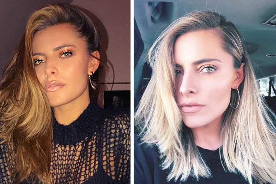 Von braun auf blond: Sophia Thomalla hat ihre Haare gefärbt.