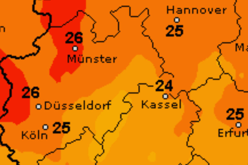 Bis zu 26 Grad erwarten Euch an diesem Wochenende.