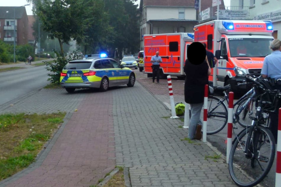 Die Mädchen erlitten nach dem Unfall einen Schock.
