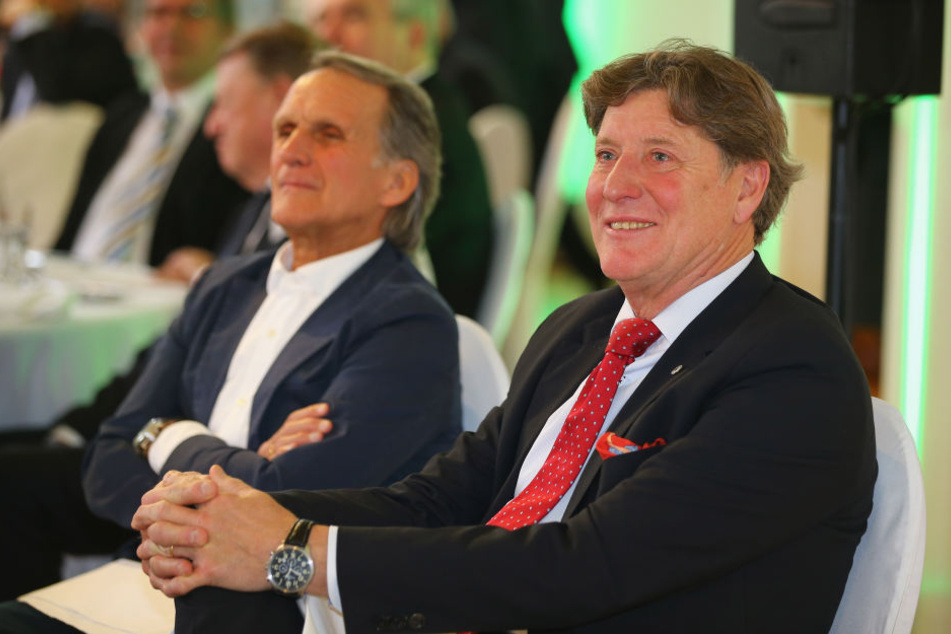 Zwei FC-Idole: Wolfgang Overath und Toni Schumacher