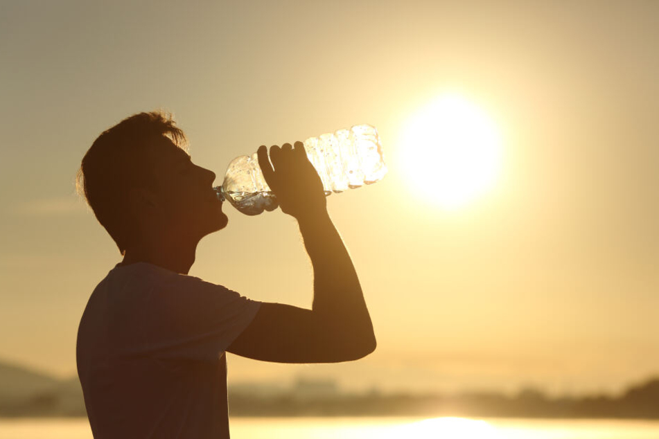 Wichtig bei diesen Temperaturen: Gaaaaanz viel trinken!