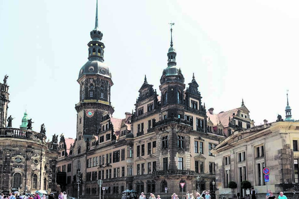 Das Dresdner Residenzschloss.