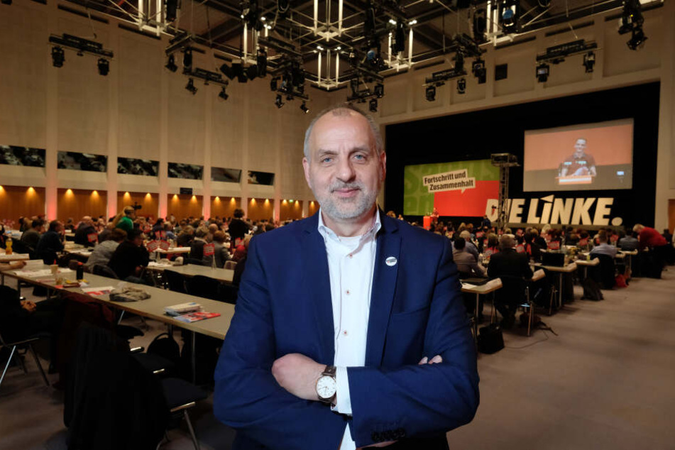 Rico Gebhardt (55) führt die Linke in die Landtagswahl, die im September in Sachsen stattfindet.