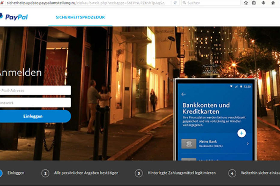 Cyber-Kriminelle locken derzeit PayPal-Kunden in die Abzock-Falle.