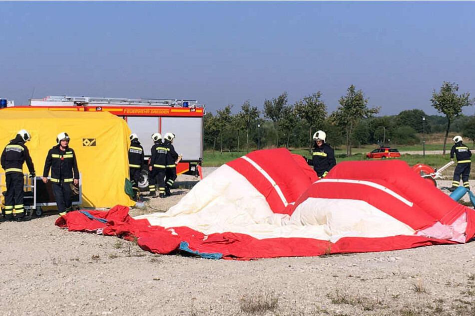 Der Einsatz der Dresdner Feuerwehren war perfekt durchgeplan.