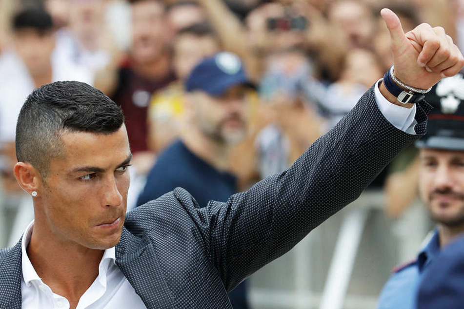 Wurde mit viel Beifall in Turin empfangen: Cristiano Ronaldo.