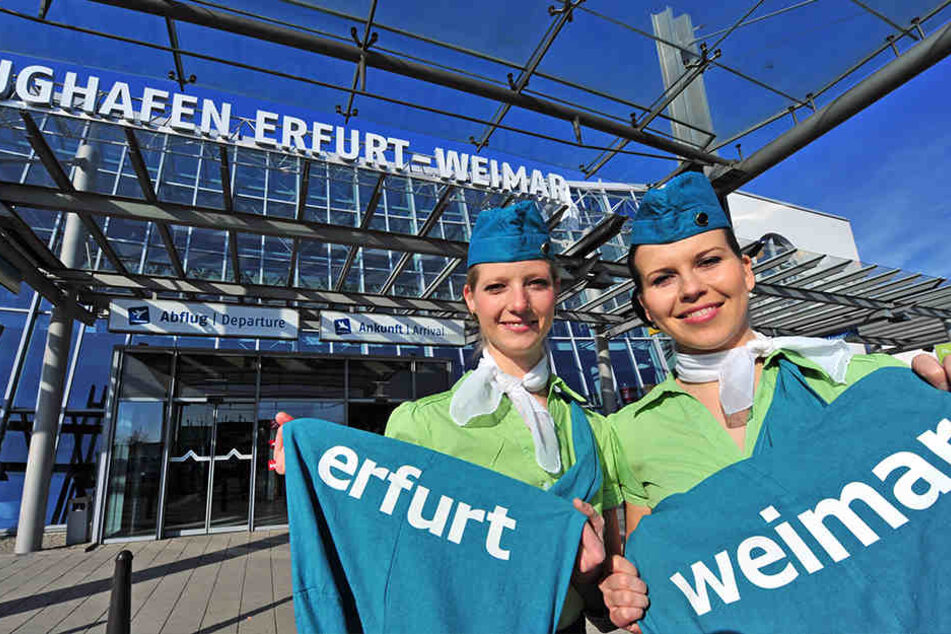 Der Flughafen in Erfurt hat die Note 1,8 bekommen.