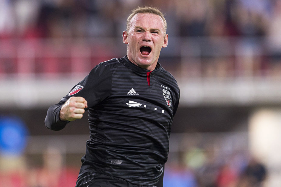 Jubelt mittlerweile in den USA für D.C. United: Ex-Manchester-United-Torjäger Wayne Rooney.
