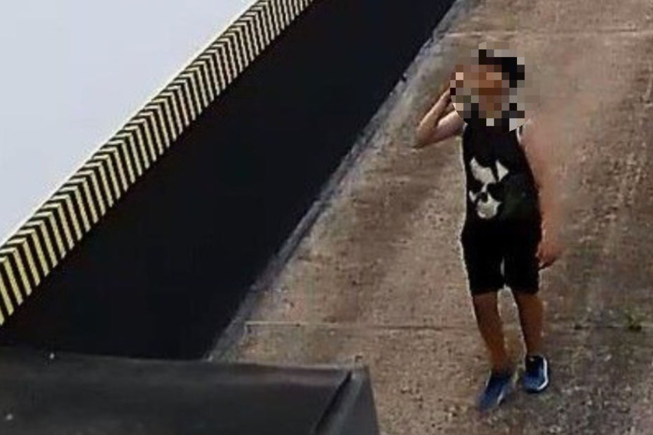 Mit diesem Bild fahndete die Polizei nach dem mutmaßlichen Brandstifter.