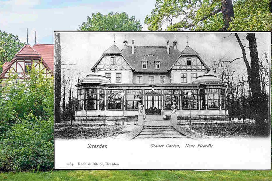 Ein historischer Blick auf das einst beliebte Ausfl ugslokalim Großen Garten.