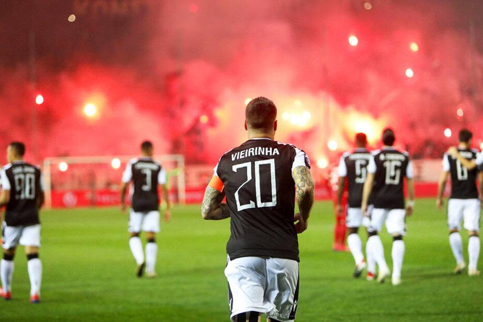 Der Ex-Wolfsburger Vierinha ist mittlerweile Kapitän bei PAOK Thessaloniki. Sein Treffer zum 1:0 im Spitzenspiel gegen Olympiakos Piräus war der Dosenöffner.