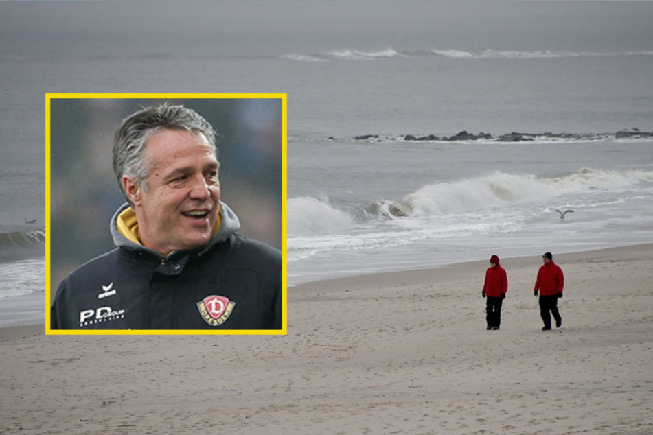 Dynamos Trainer Uwe Neuhaus zieht
es in diesem Jahr an die Nordsee.