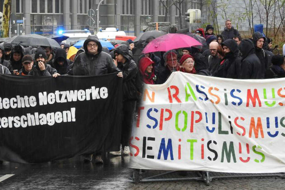 Neben der NoCompact-Demo fand am Samstag noch eine weitere Demo unter dem Motto "Freiheit für Öcalan" sowie ein Heimspiel von RB Leipzig statt.