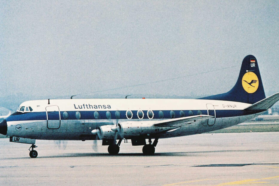 In einer ähnlichen historischen Vickers Viscount wurde das heiße Filmchen gedreht. (Symbolbild)
