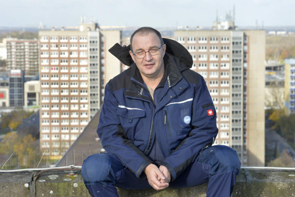 Peter Oelpke ist seit September für die vier LWB-Hochhäuser in der Stuttgarter Allee zuständig.