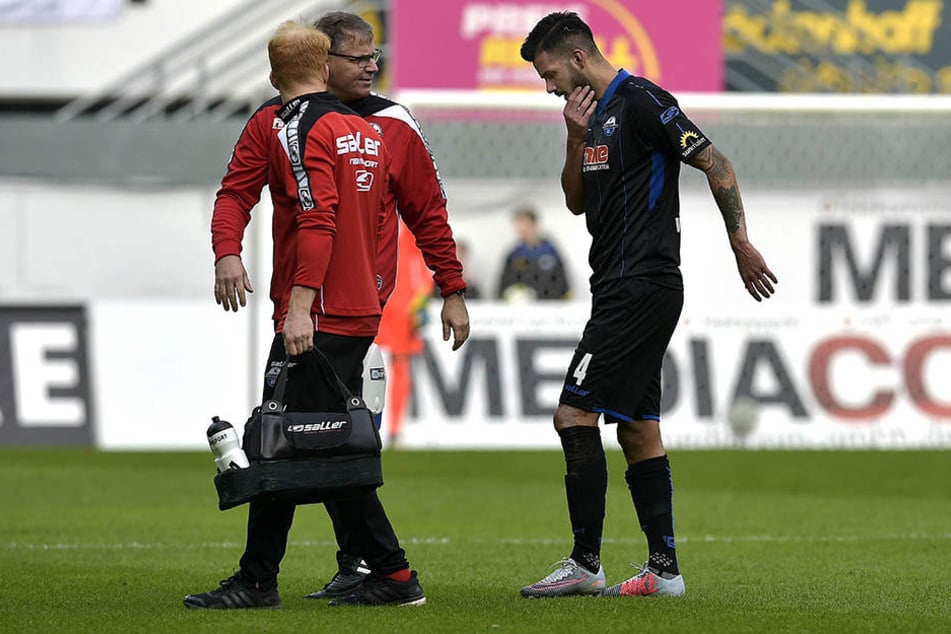 Massih Wassey musste gegen Osnabrück noch vor der Pause vom Platz.