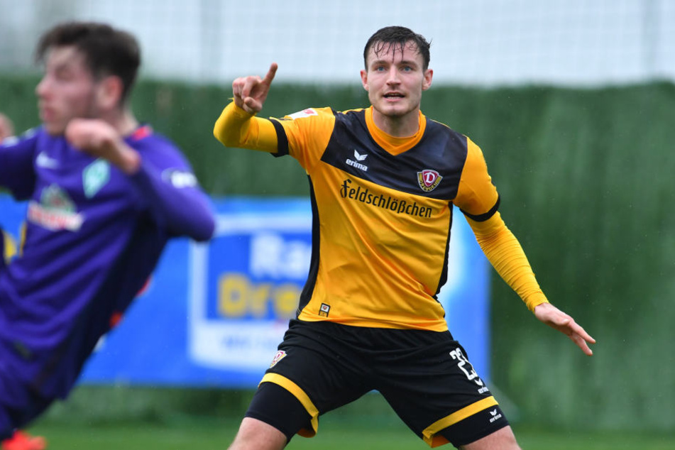 Florian Ballas jubelt über sein 2:0. Doch die Freude war nur kurz.
