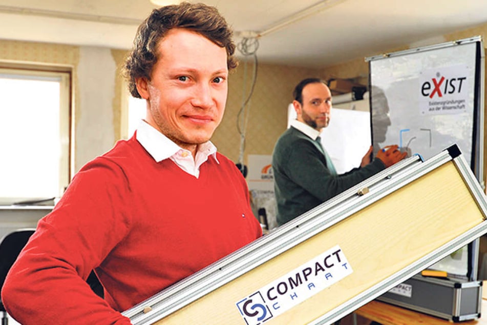 Sanny Reich (30) ist stolz: Er holte ein EXIST-Stipendium nach Freiberg.