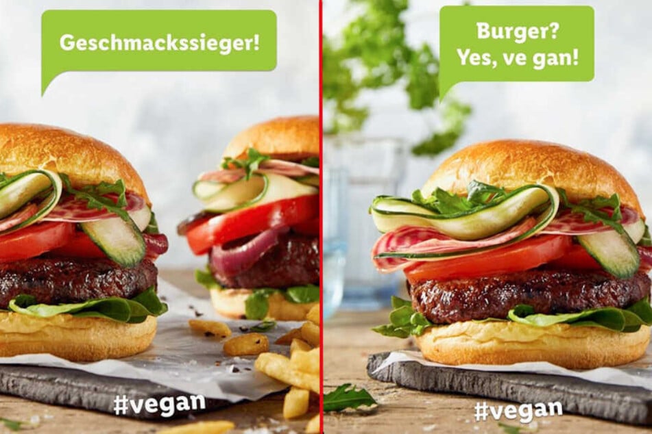 Der Next Level Burger von Lidl: Optisch kaum von "echten" Burgern zu unterscheiden.