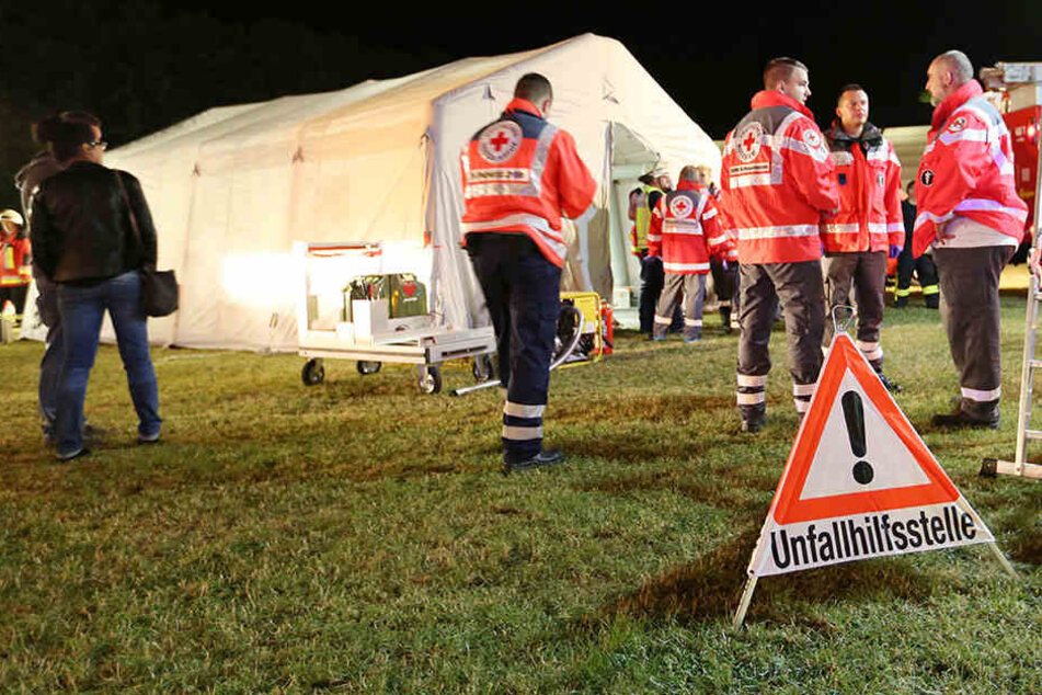 Mit einem Großaufgebot waren die Einsatzkräfte 2016 im Einsatz.