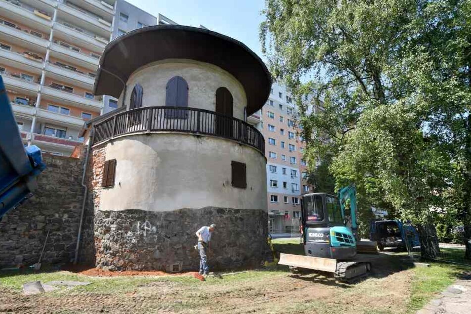 Die Zwickauer City, hier der Pulverturm, war zuletzt immer wieder Schauplatz von Massenschlägereien.