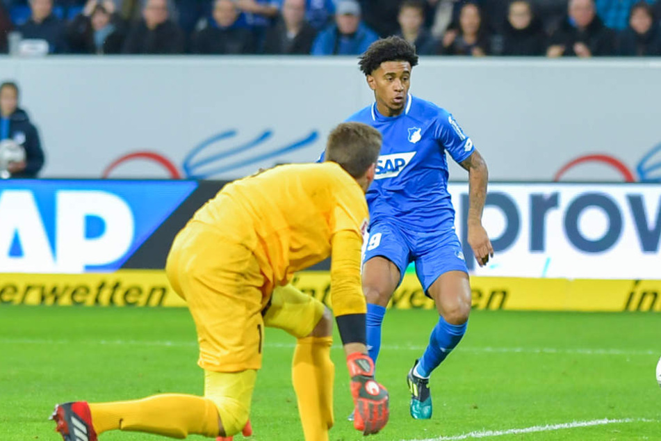 Reiss Nelson traf auch gegen die Augsburger wieder: Er ist der Jungstar der TSG.