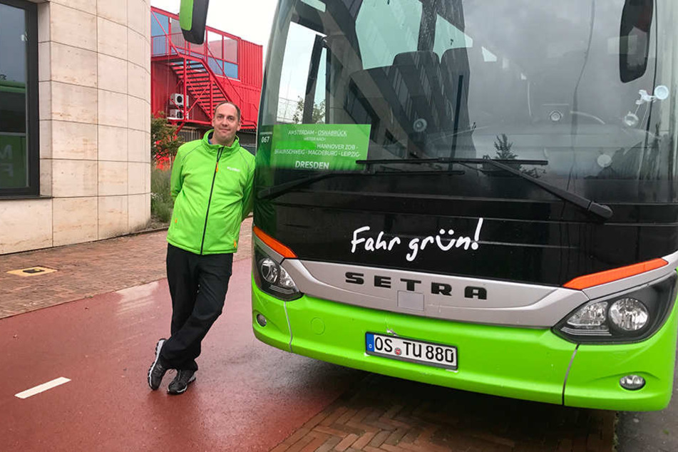 Dennis Brinkmann fährt gerne für Flixbus - auch wenn es manchmal stressig wird.