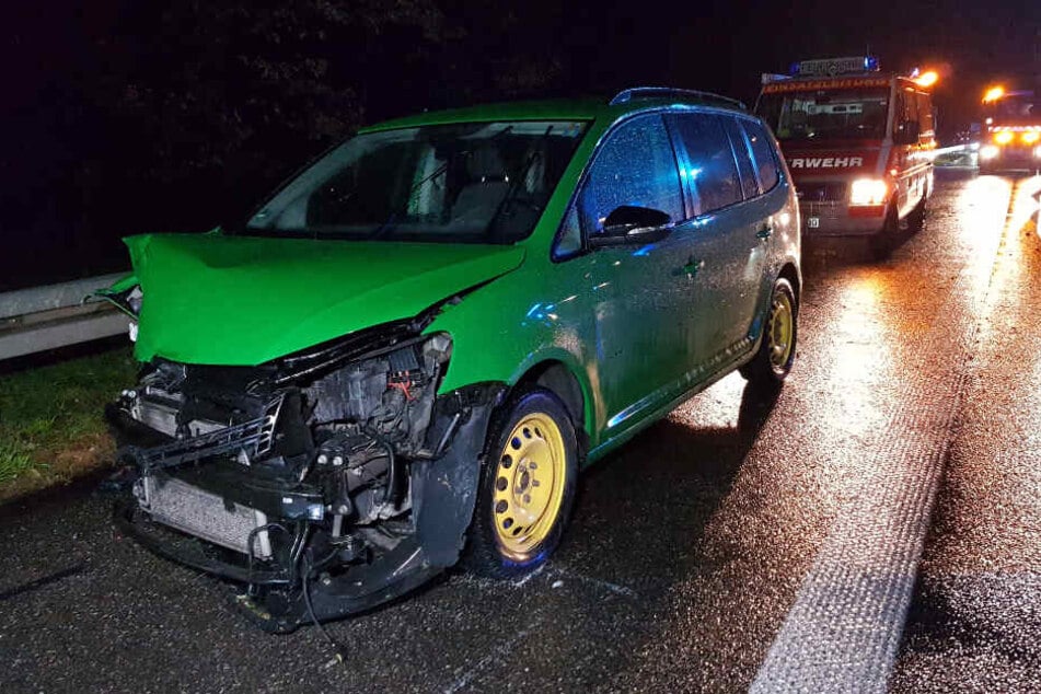 Der Fahrer fuhr vermutlich aus Unachtsamkeit auf.