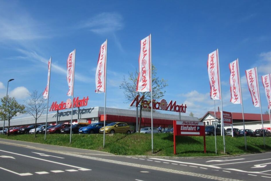 Der MediaMarkt Marktredwitz an der Waldershofer Straße.