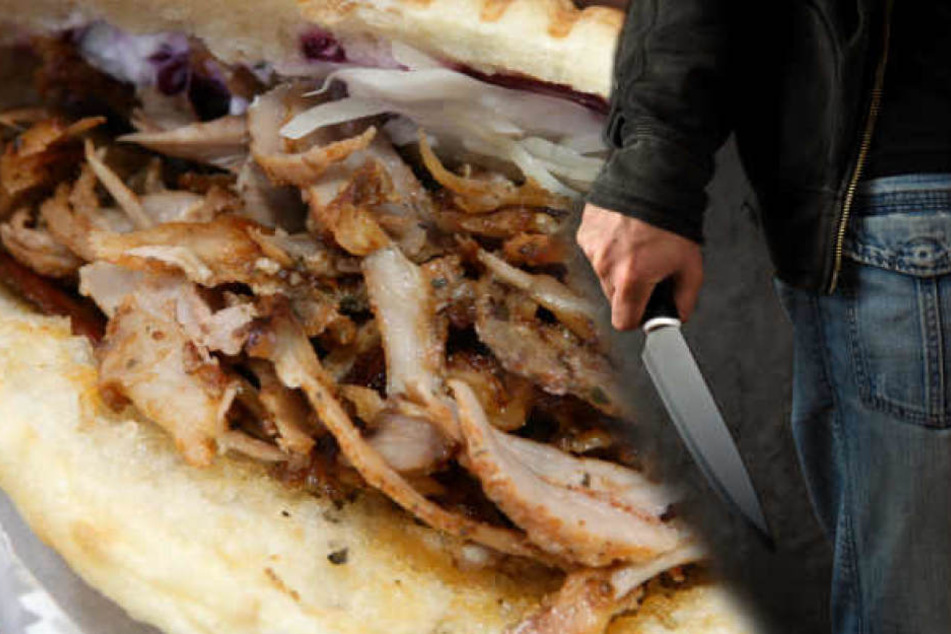 Die Täter rissen Geldbörse und Döner an sich und flüchteten.