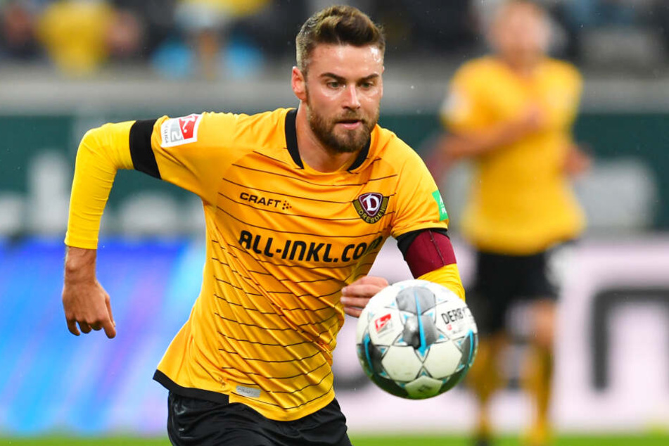 Niklas Kreuzer ging als Kapitän vorneweg und erzielte das einzige Dynamo-Tor in Hamburg.