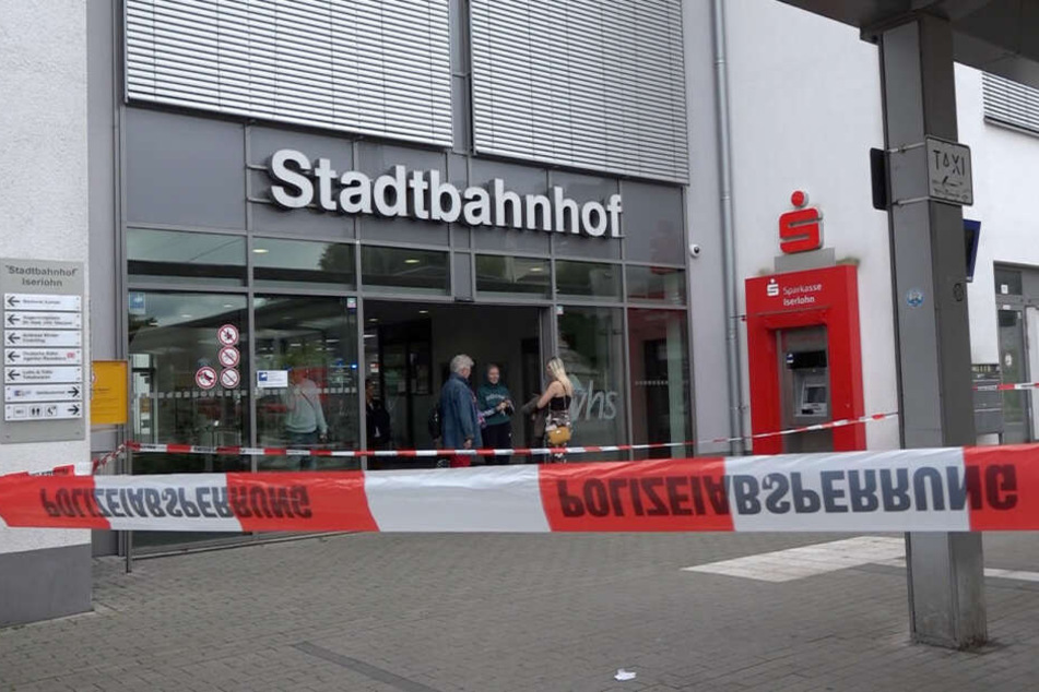 Der Bahnhof in Iserlohn ist aktuell abgeriegelt.