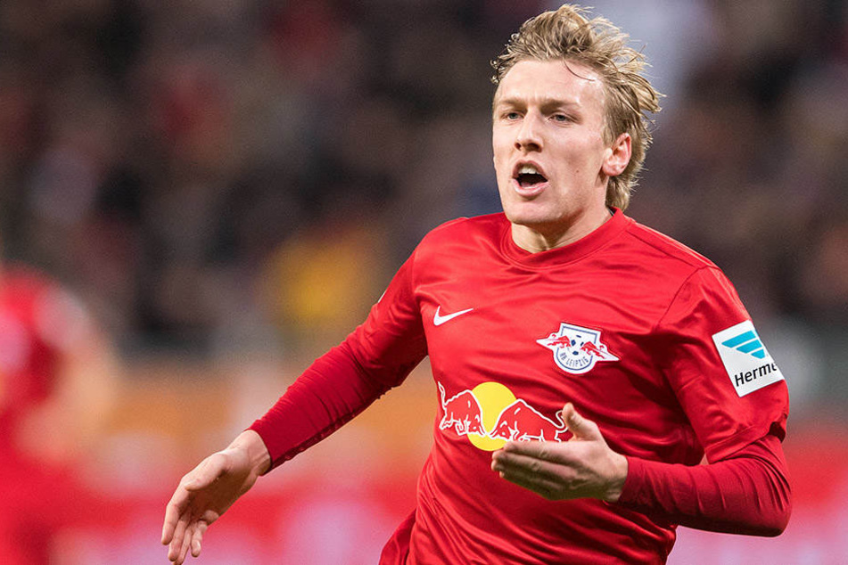Emil Forsberg (25), Offensivspieler bei RB Leipzig, landete gleich zwei Treffer für die schwedische Nationalmannschaft.