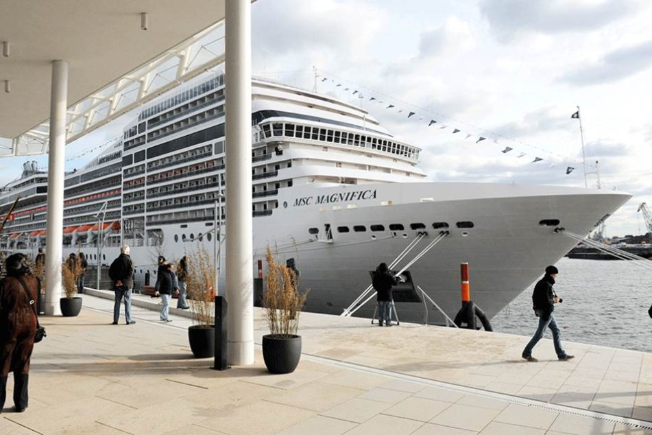 Von der MSC Magnolia (hier in Hamburg) ist die Frau spurlos verschwunden.