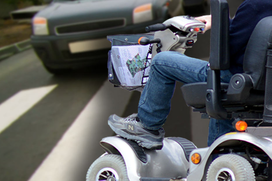 Der 85-Jährige wollte mit seinem Elektro-Rollstuhl einen Zebrastreifen überqueren. (Symbolbild)