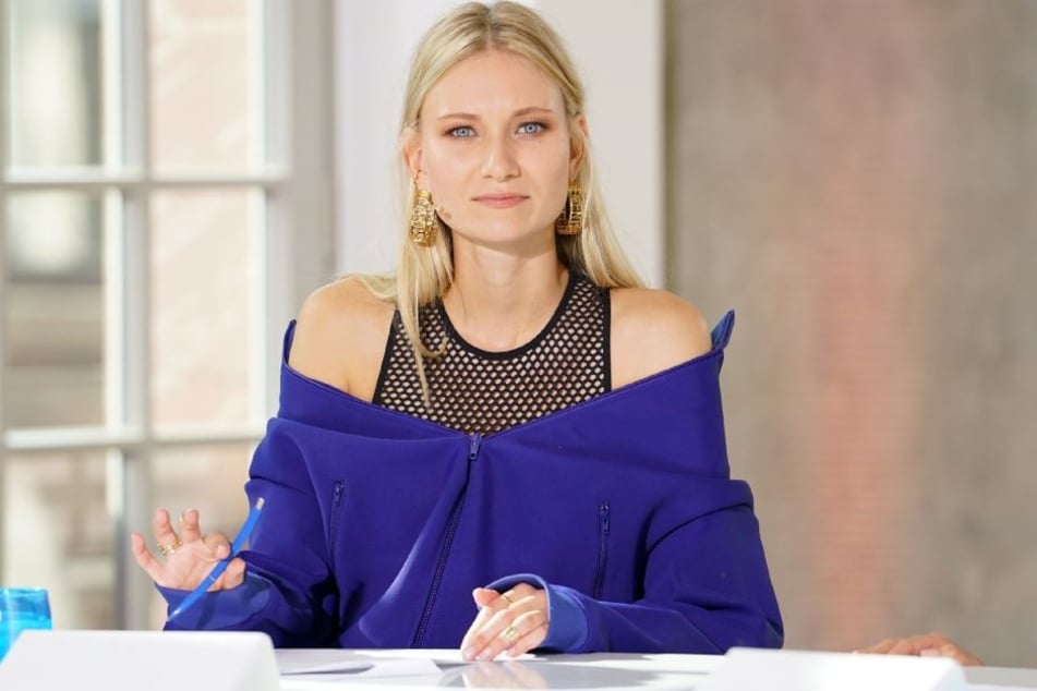 Jury-Mitglied Carolin Niemczyk (27) hatte sogar ein bisschen Angst vor dem Schweizer.
