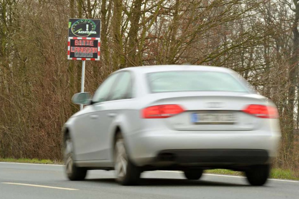 Der Audi-Fahrer war mit 104 km/h deutlich zu schnell unterwegs.