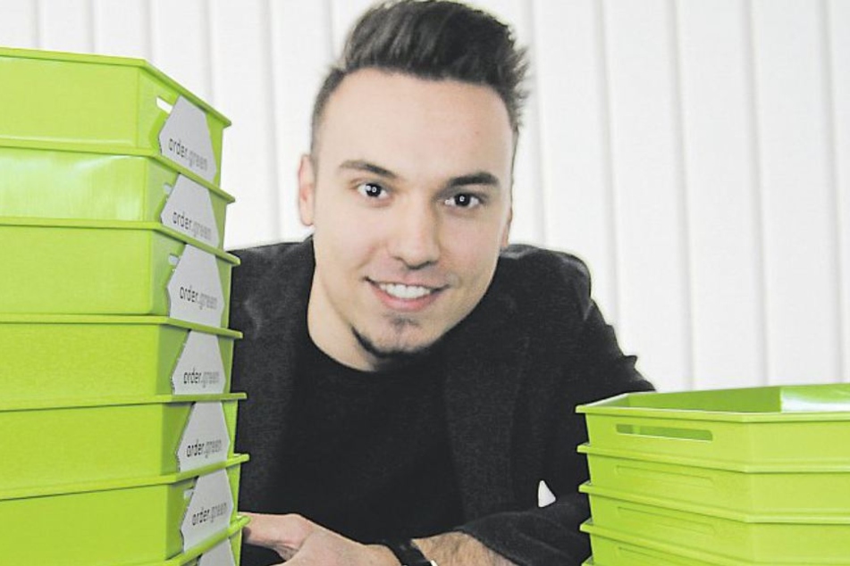 Hendrik Single entwarf die umweltfreundlichen Pizza-Kartons.