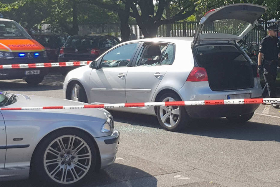 In diesem Auto wurde das Opfer erschossen.