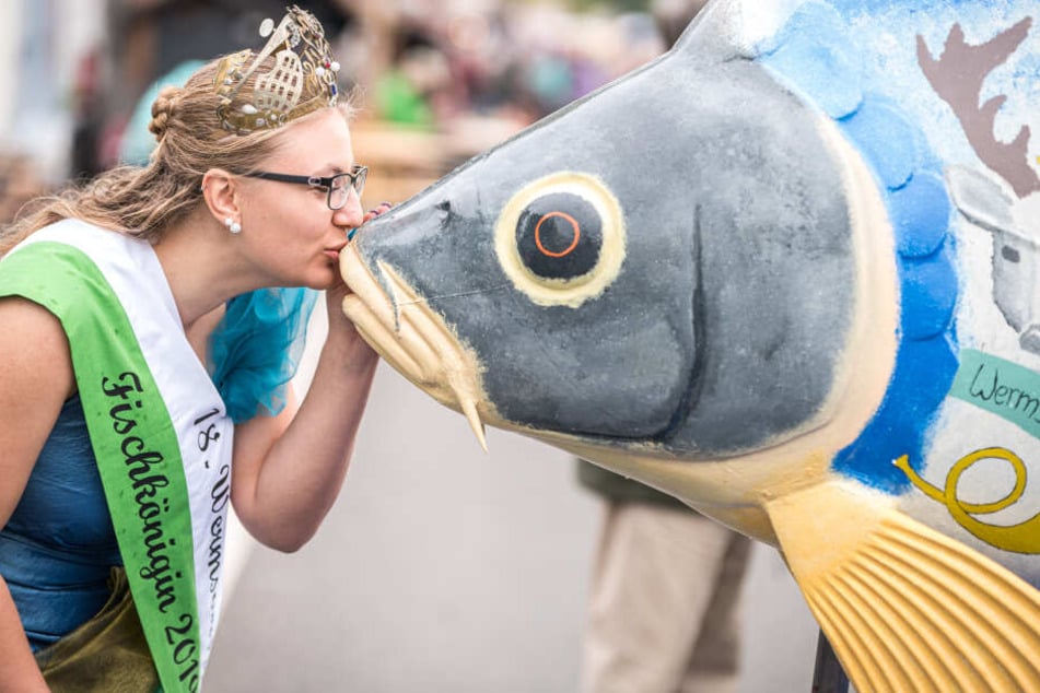 Julia Frenzel (22) ist die neue Fischkönigin in Wermsdorf.